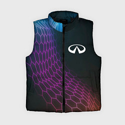 Женский жилет Infiniti neon hexagon