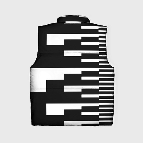Женский жилет Россия геометрия / 3D-Черный – фото 2
