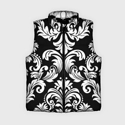 Женский жилет Дамасский орнамент, цвет: 3D-светло-серый