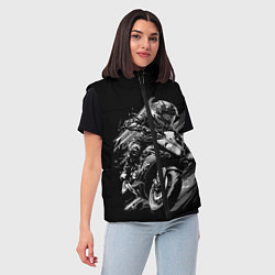 Женский жилет Спорт байк, цвет: 3D-черный — фото 2