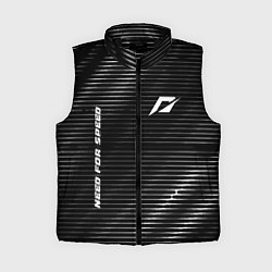 Женский жилет Need for Speed metal game lines, цвет: 3D-черный