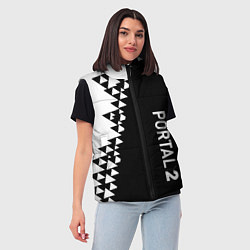 Женский жилет Portal geometry steel, цвет: 3D-красный — фото 2