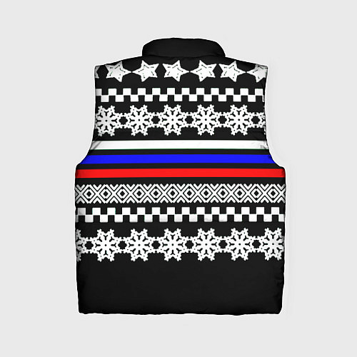 Женский жилет Rusiia winter pattern / 3D-Светло-серый – фото 2