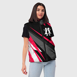 Женский жилет Hunter x Hunter electro lines, цвет: 3D-черный — фото 2