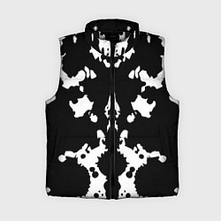 Женский жилет Тест Роршаха - нейросеть, цвет: 3D-черный