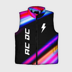 Женский жилет AC DC neon rock lights