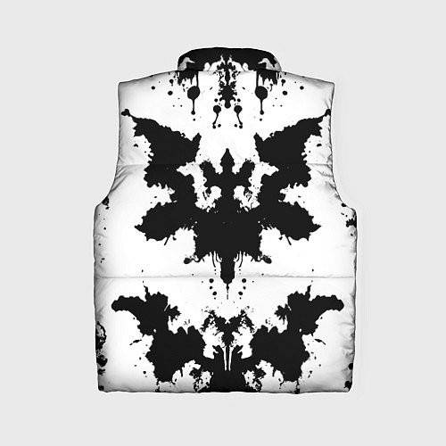 Женский жилет Психоделический тест Роршаха / 3D-Черный – фото 2
