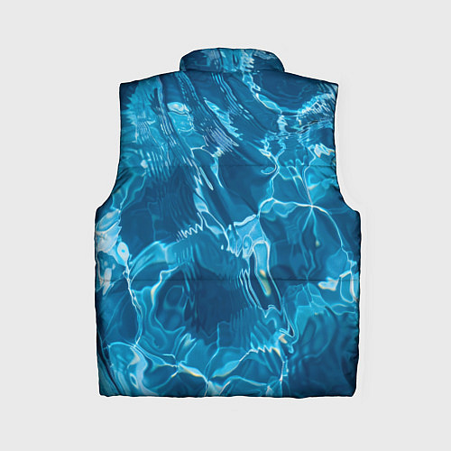 Женский жилет Текстура океана / 3D-Красный – фото 2