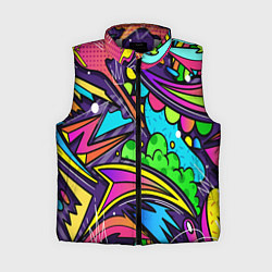 Женский жилет Яркое граффити