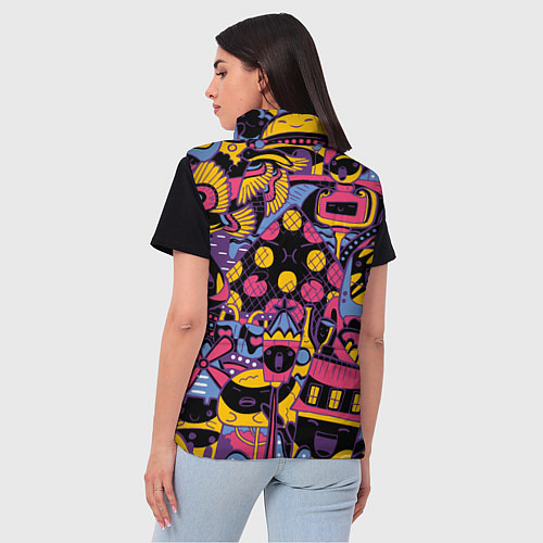 Женский жилет О Париж / 3D-Красный – фото 4