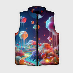 Женский жилет Planet chupa chups - neon glow, цвет: 3D-красный