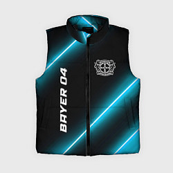 Женский жилет Bayer 04 неоновые лампы, цвет: 3D-черный