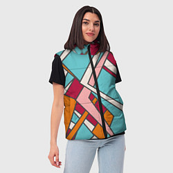 Женский жилет Простая геометрия, цвет: 3D-светло-серый — фото 2