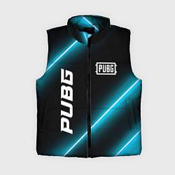 Женский жилет PUBG неоновые лампы, цвет: 3D-черный