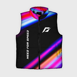 Женский жилет Need for Speed speed game lights, цвет: 3D-черный