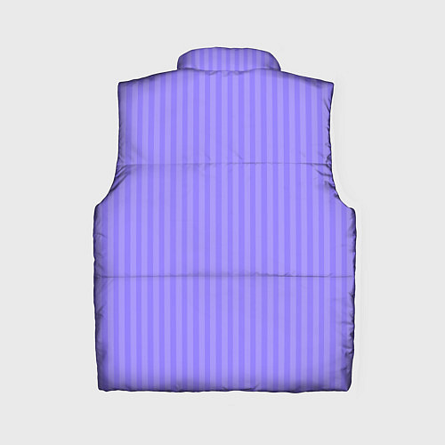 Женский жилет Сиреневый однотонный в полоску / 3D-Черный – фото 2