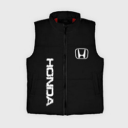 Женский жилет Honda white logo auto, цвет: 3D-красный