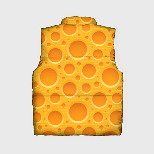 Женский жилет Желтый пластиковый узор / 3D-Светло-серый – фото 2
