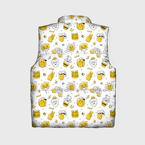 Женский жилет Хиппи бла бла / 3D-Светло-серый – фото 2