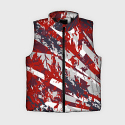 Женский жилет Яркий абстрактный узор для спорта, цвет: 3D-черный