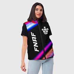 Женский жилет FNAF speed game lights, цвет: 3D-черный — фото 2