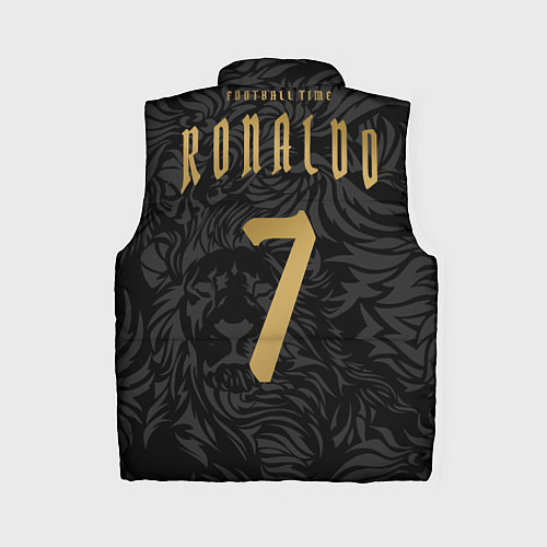 Женский жилет Форма Роналду номер 7 сборная Португалии / 3D-Черный – фото 2