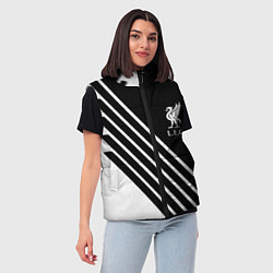 Женский жилет Liverpool sport fc geometry, цвет: 3D-светло-серый — фото 2