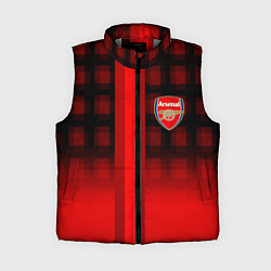 Женский жилет Arsenal fc sport geometry steel
