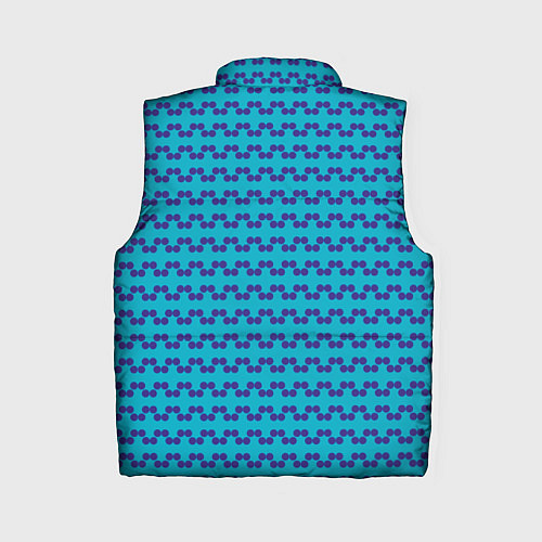 Женский жилет Полосный паттерн из окружностей / 3D-Светло-серый – фото 2