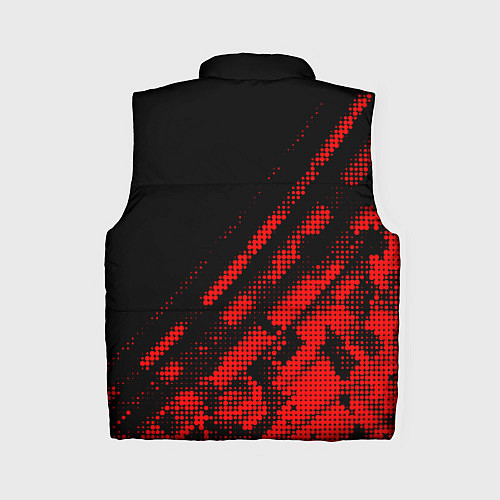 Женский жилет Lamborghini sport grunge / 3D-Красный – фото 2