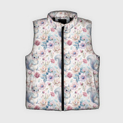 Женский жилет Бельчонок в цветах