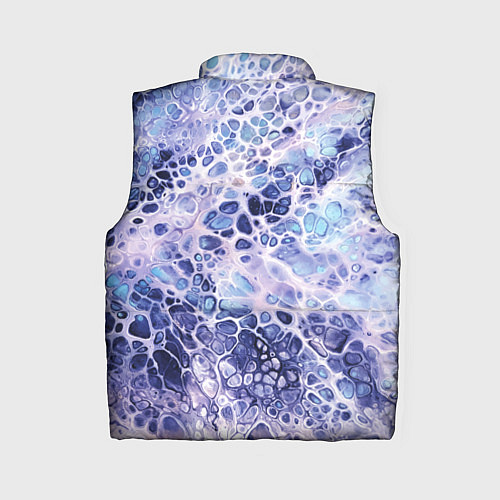 Женский жилет Абстракция текстура воды и мрамора / 3D-Красный – фото 2