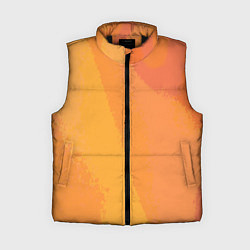 Женский жилет Рыжая абстракция