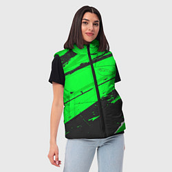 Женский жилет Jaguar sport green, цвет: 3D-черный — фото 2