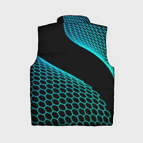 Женский жилет Volkswagen electro hexagon / 3D-Черный – фото 2