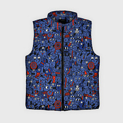 Женский жилет Человечки панки