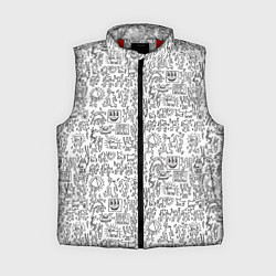 Женский жилет Человечки и пришельцы