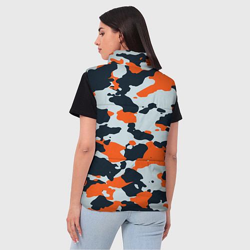 Женский жилет Камуфляж из игры counter strike / 3D-Красный – фото 4