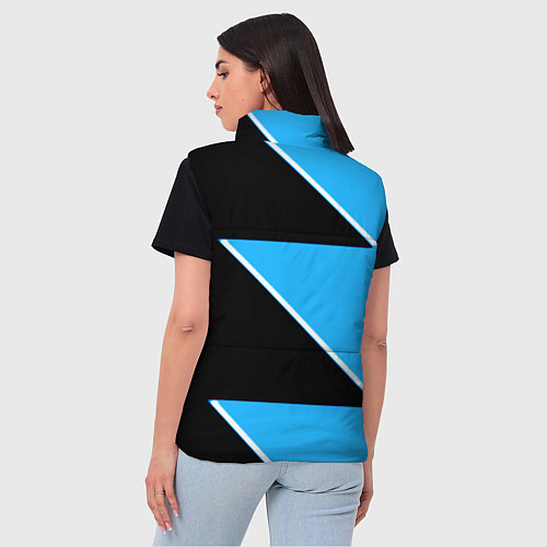 Женский жилет Napoli fc geometry blue / 3D-Красный – фото 4