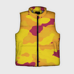 Женский жилет Камуфляж золото текстура