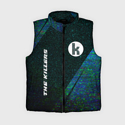 Женский жилет The Killers glitch blue