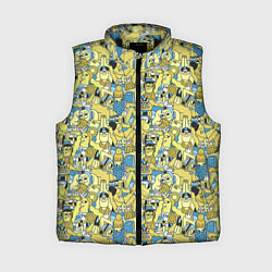 Женский жилет Отдыхающие на пляже, цвет: 3D-черный