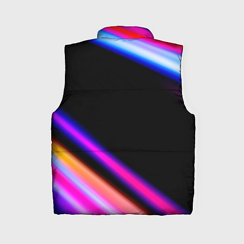Женский жилет Disturbed neon rock lights / 3D-Черный – фото 2