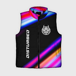 Женский жилет Disturbed neon rock lights