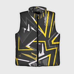 Женский жилет Абстрактный фон со спортивным узором