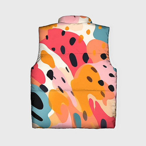 Женский жилет Яркие пятна / 3D-Красный – фото 2