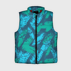 Женский жилет Абстракция узорчатая кисть