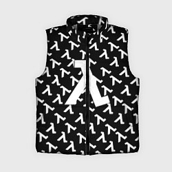 Женский жилет Half liife logo pattern, цвет: 3D-светло-серый