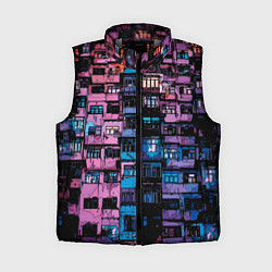 Женский жилет Панельки мультяшные паттерн-текстура