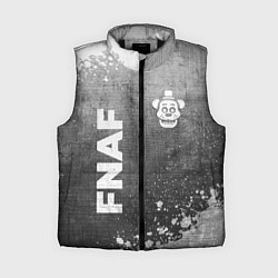 Женский жилет FNAF - grey gradient вертикально, цвет: 3D-черный